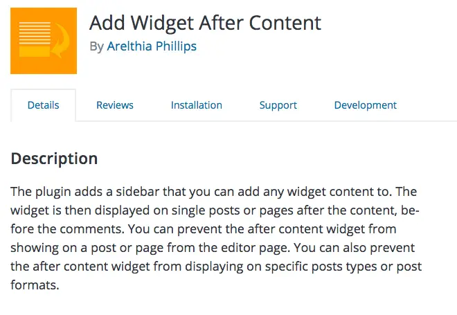 add content after post plugin