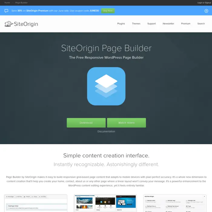 SiteOrigin Page Builder